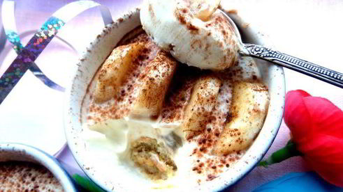 банановый тирамису с лимонной свежестью