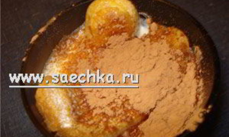 Рецепт десерта тирамису