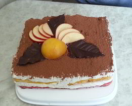 Фруктовое тирамису для детей