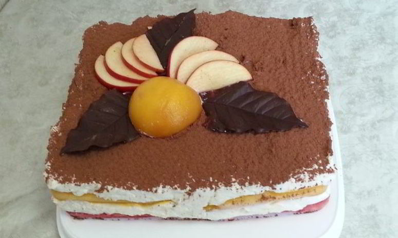 Рецепт фруктового тирамису для детей