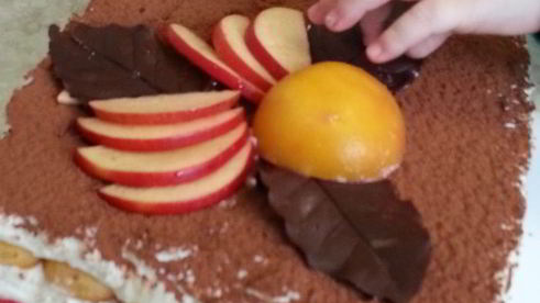 фруктовое тирамису для детей