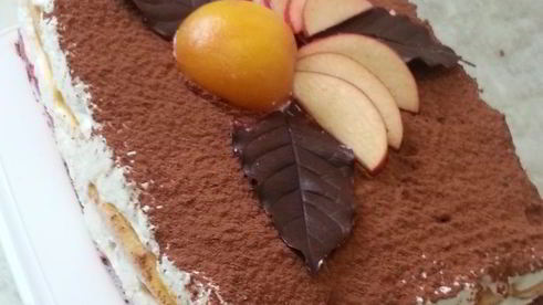 фруктовое тирамису для детей