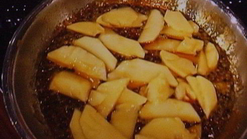 парфе-тирамису с персиковым соусом