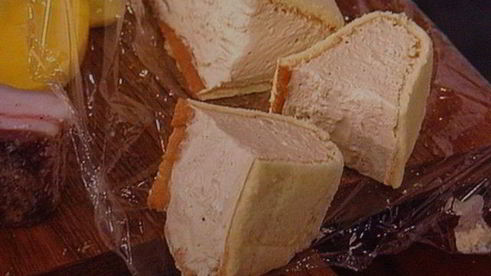 парфе-тирамису с персиковым соусом