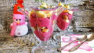 Свекольный тирамису