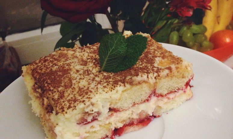 Рецепт тирамису с клубникой