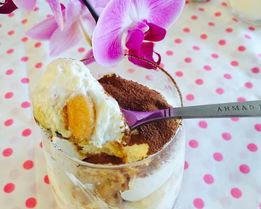 Тирамису с манго и бананом