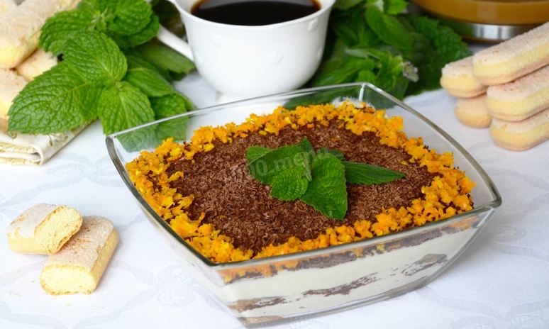 Рецепт тирамису с творогом