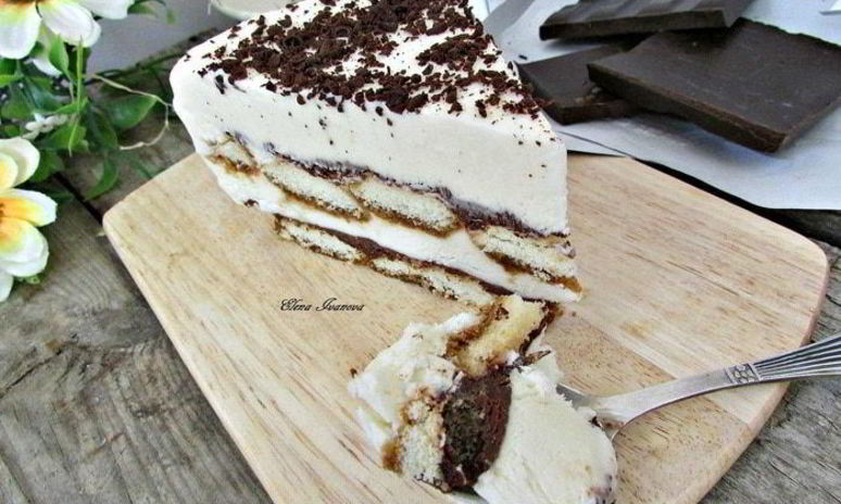 Рецепт торта-мороженого тирамису