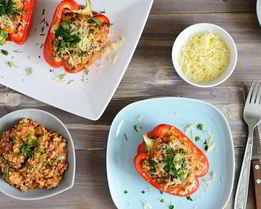 Творог с перцем и зеленью