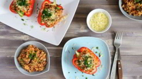 творог с перцем и зеленью