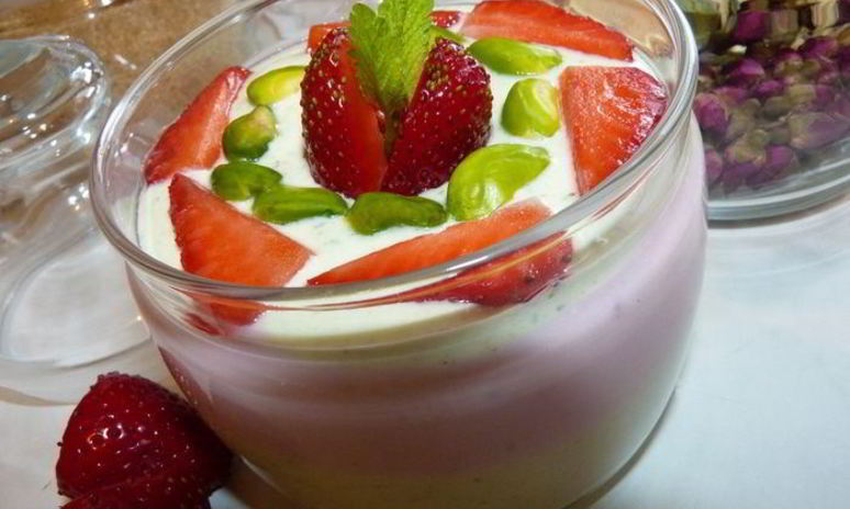 Рецепт творожно-ягодного десерт