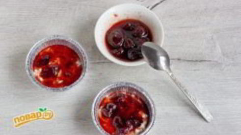 творожный десерт с маршмеллоу