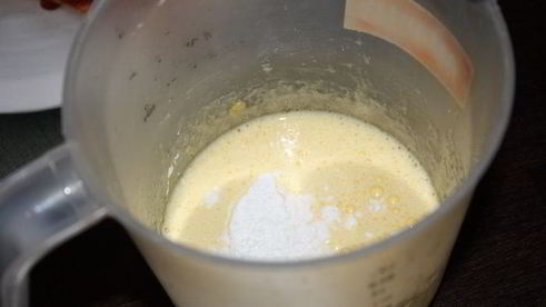 творожный пудинг с клюквой