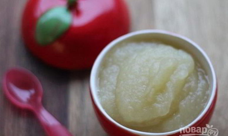 Рецепт яблочного пюре для малышей