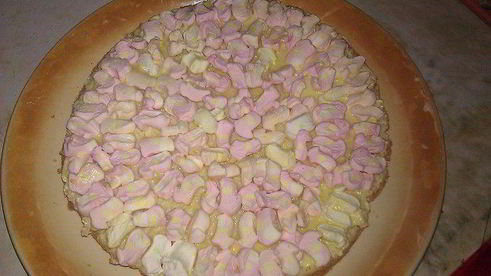 зефирно-апельсиновый торт