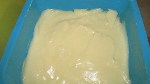 жареное молоко с карамелизированными яблоками