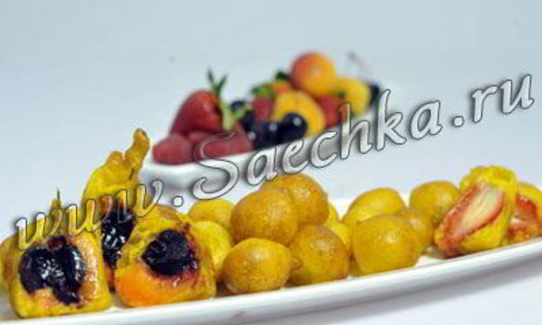 Рецепт жареных фруктов