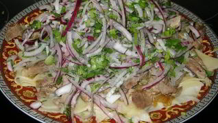 Бешбармак из баранины