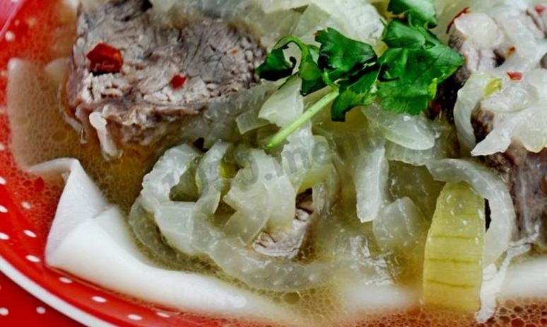 Рецепт бешбармака из свинины