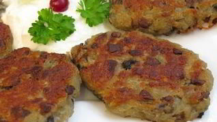 Драники с грибами