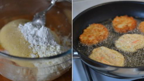 драники с квашеной капустой