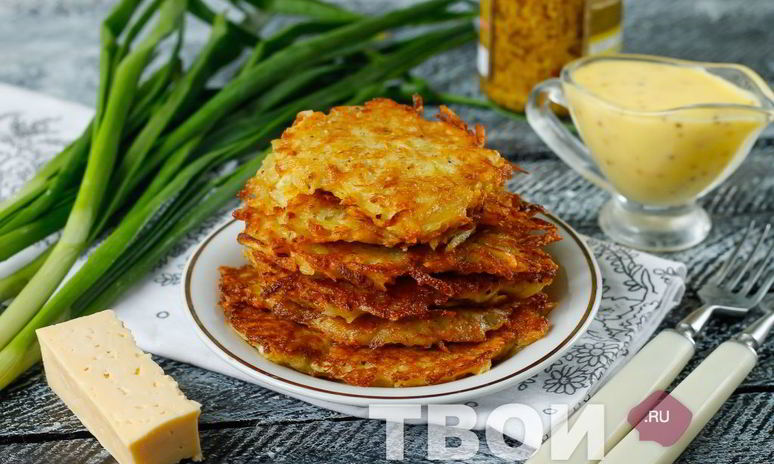 Рецепт драников с сыром