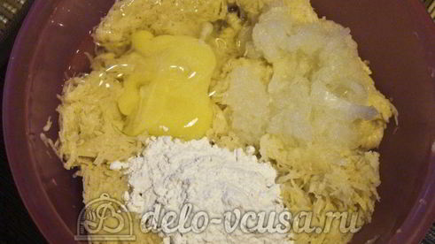 картофельные драники с мясом