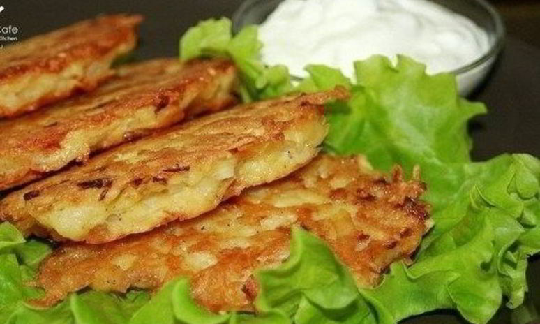 Рецепт картофельных драников с сыром