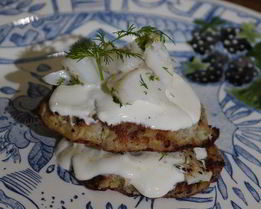 Картофельные драники с треской