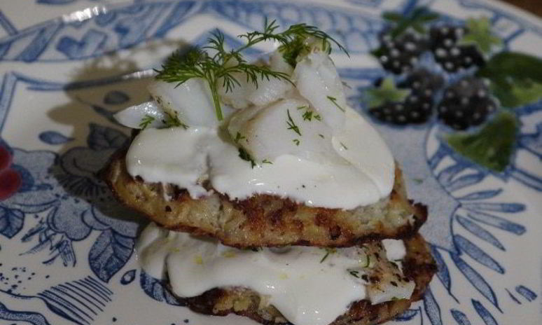 Рецепт картофельных драников с треской