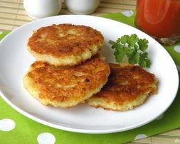 Постные драники из картошки