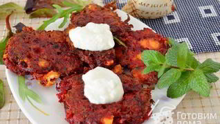 Свекольные драники