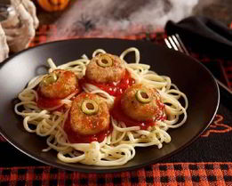 Фрикадельки с болоньезе из маслин