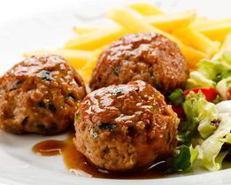 Фрикадельки с овощами