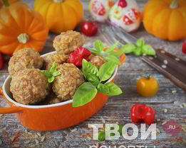 Фрикадельки с рисом