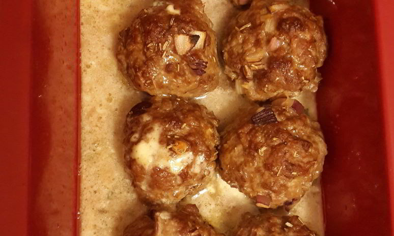 Рецепт фрикаделек с сыром дор-блю и фетой