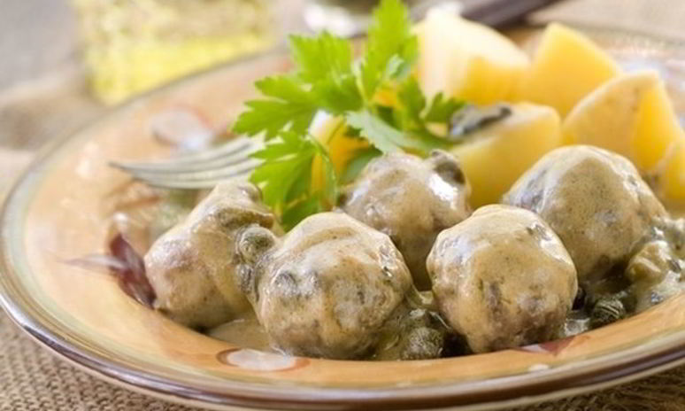 Рецепт фрикаделек в грибном соусе