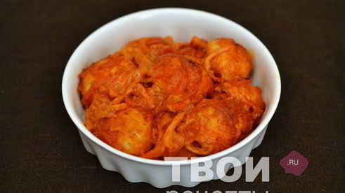 фрикадельки в томатном соусе