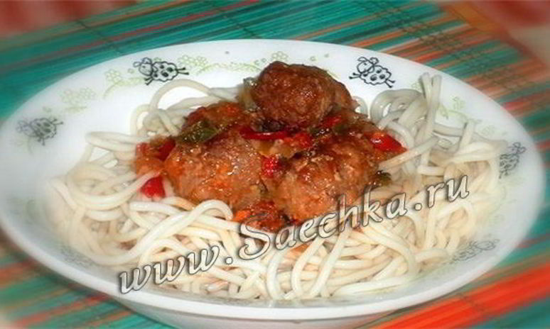 Рецепт говяжьих фрикаделек в соусе кифтелуце