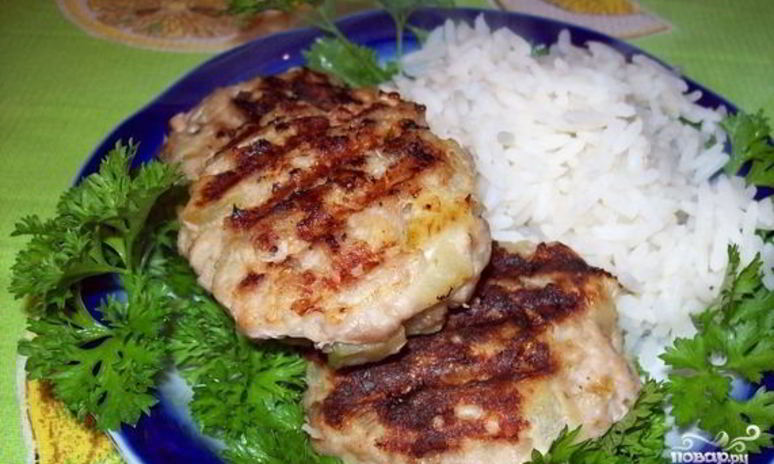 Рецепт куриных фрикаделек-гриля