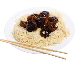 Куриные фрикадельки с грибами и шпинатом