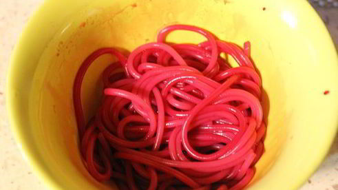 праздничные спагетти с фрикадельками