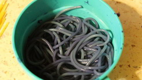 праздничные спагетти с фрикадельками