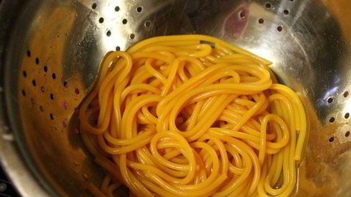 праздничные спагетти с фрикадельками