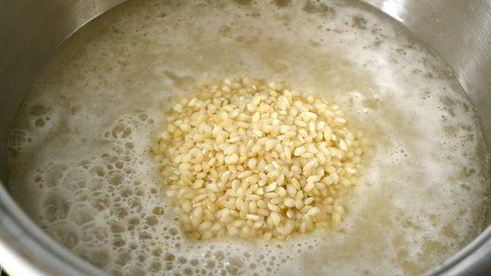 рисовая корона с тыквой и фрикадельками