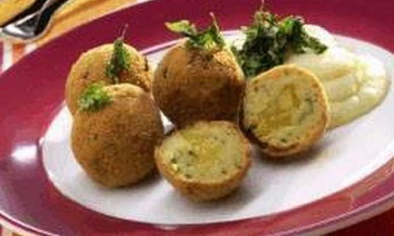 Рецепт рыбных фрикаделек с манговой начинкой