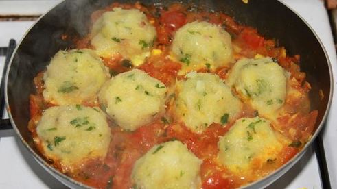 рыбные фрикадельки в имбирном соусе