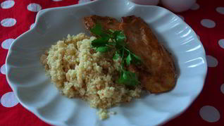 Гарнир диетический с курицей