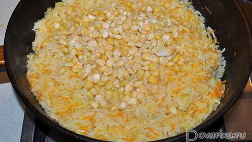 гарнир из риса с кукурузой